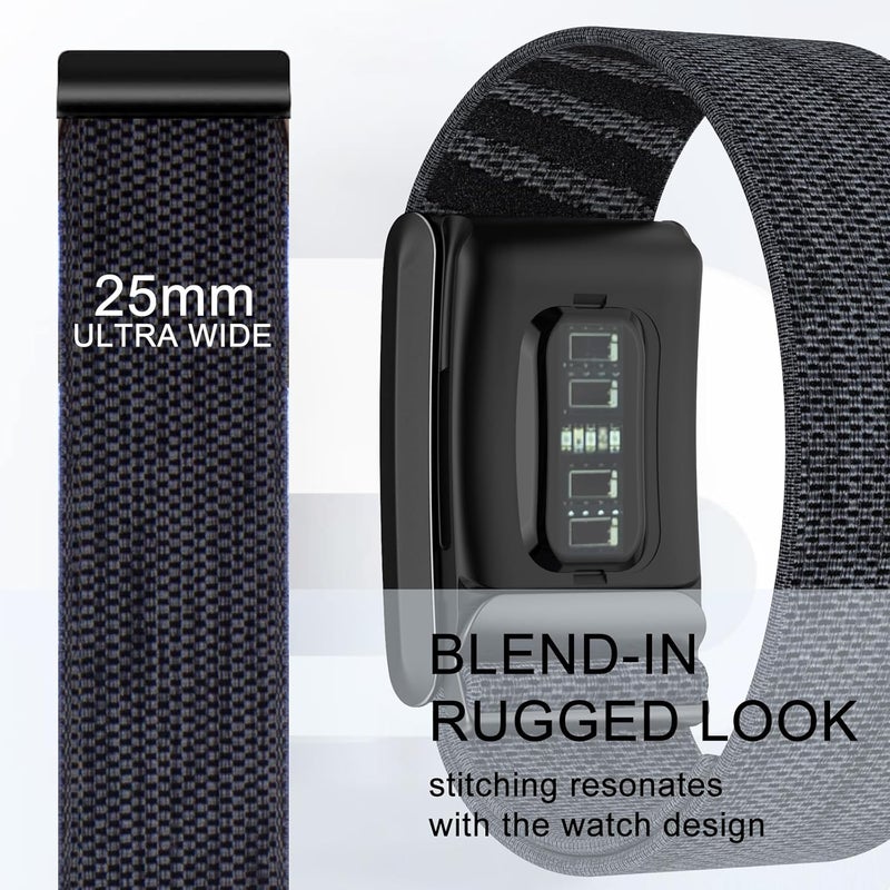 surundo Nylon Sport Band Compatible with Whoop Band 4.0 Strap Men Women with Bumper Case, Breathable Nylon Adjustable Waterproof Replacement Wristbands Straps for Whoop 4.0 - Image 5